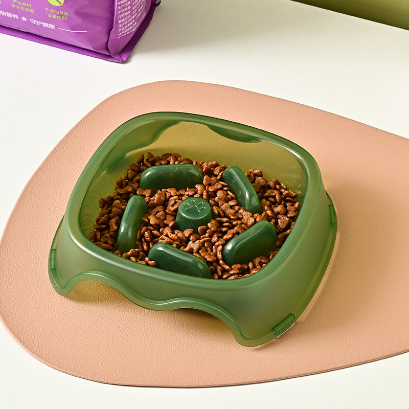 Slow Anti-Choking Pet Water And Food Bowl