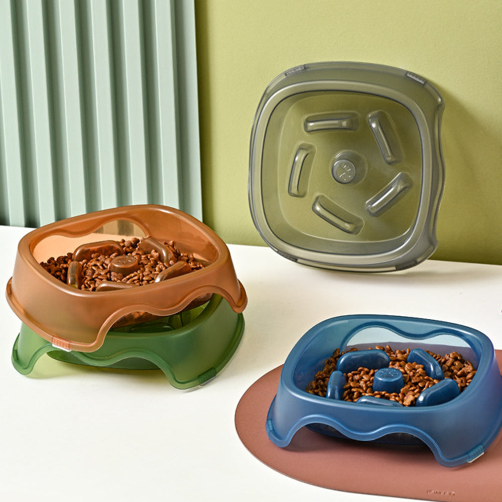 Slow Anti-Choking Pet Water And Food Bowl