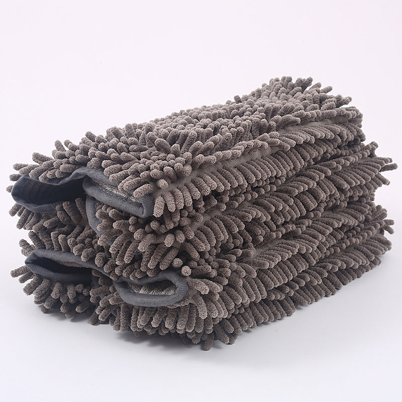 Chenille Pet Bath Towel