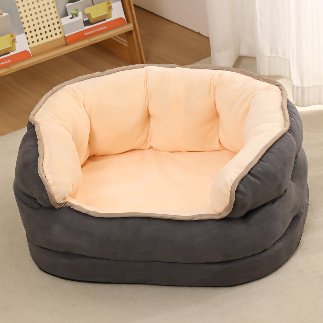 Thickened Washable Plush Pet Sofa Bed