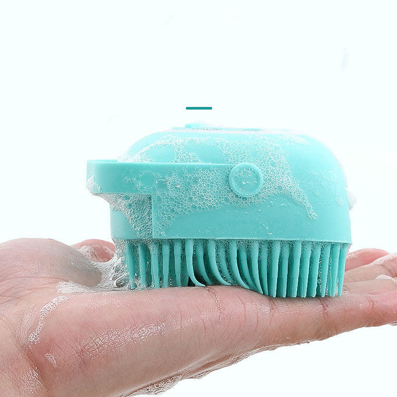 Pet Silicone Massage Bath Brush Grooming Tool