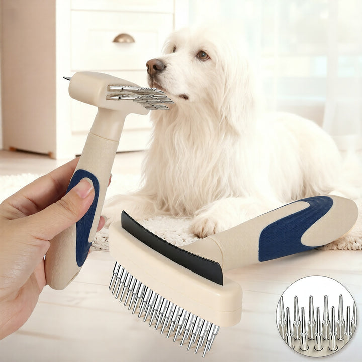 Pet Grooming Brush Hair Removal Detangling Tool