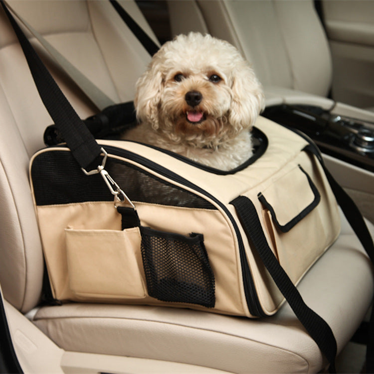 Folding Car Seat Carrier Bag Hammock Travel for Pets