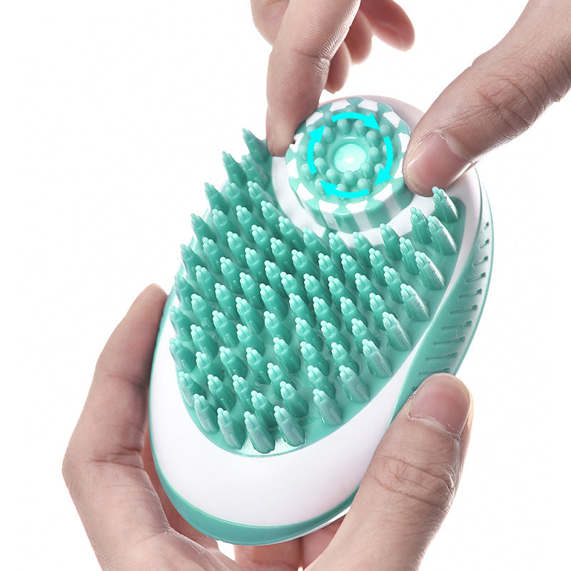 Pet Bath Massage Brush Hair Removal Grooming Tool