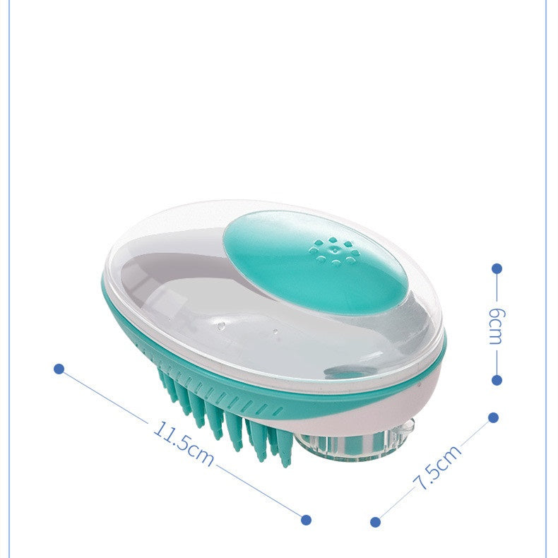 Pet Bath Massage Brush Hair Removal Grooming Tool