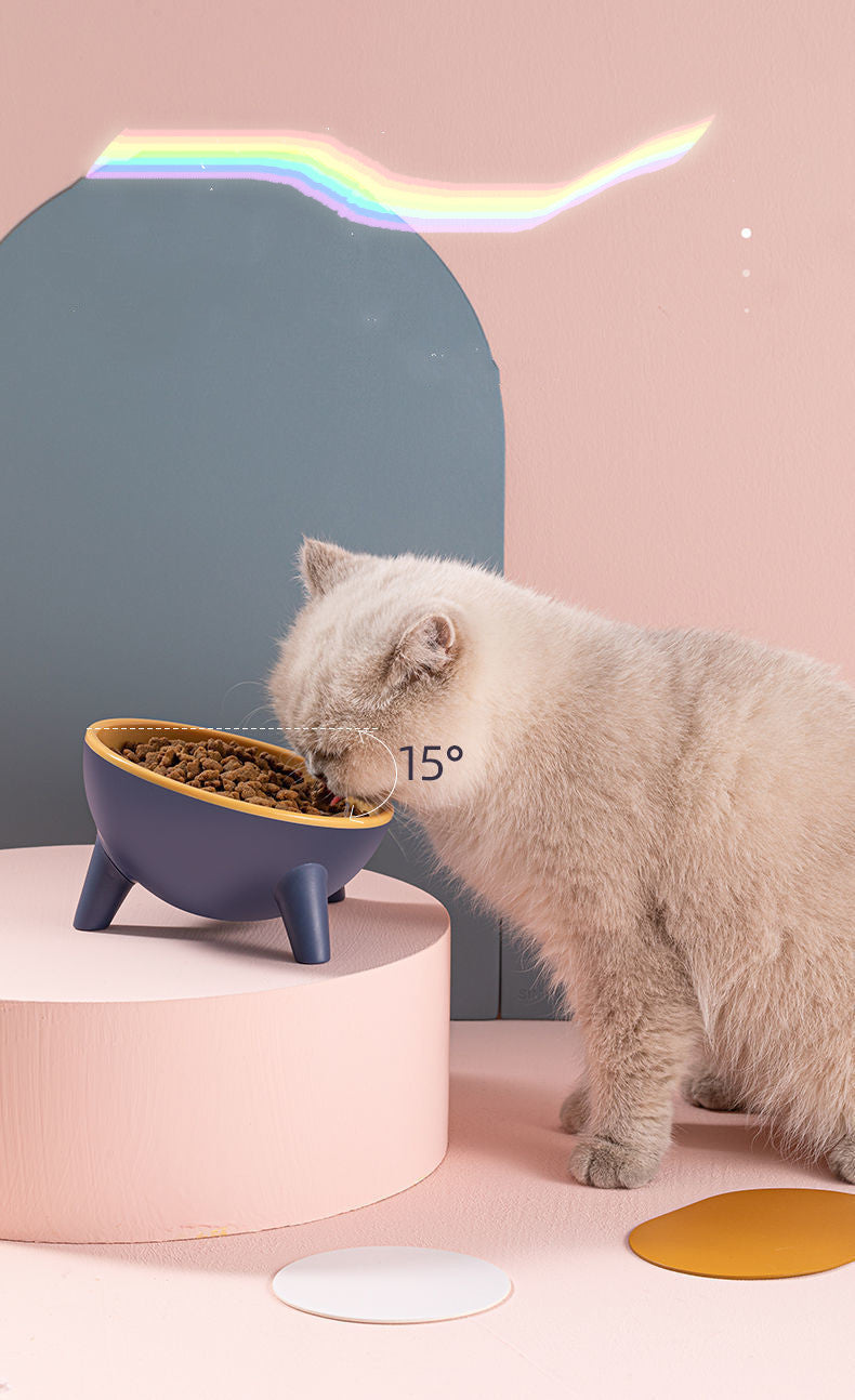 Elevated Pet Feeding Bowl Stand Nordic Design