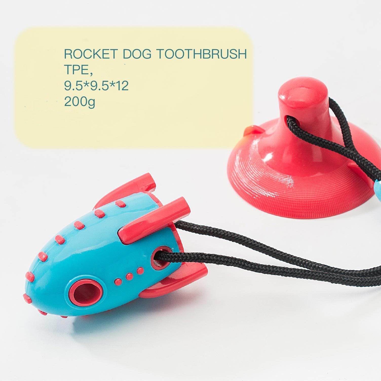 Rocket Bite-Resistant Pet Food Dispensing Toy