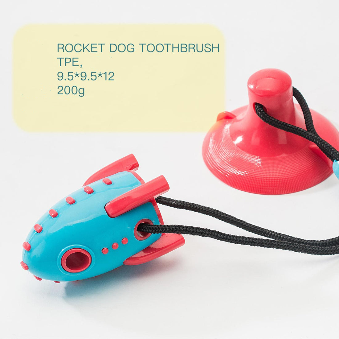 Rocket Bite-Resistant Pet Food Dispensing Toy