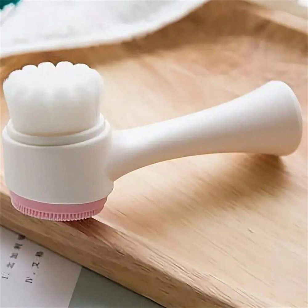 Easy-Clean Nylon Pet Paw Grooming Brush