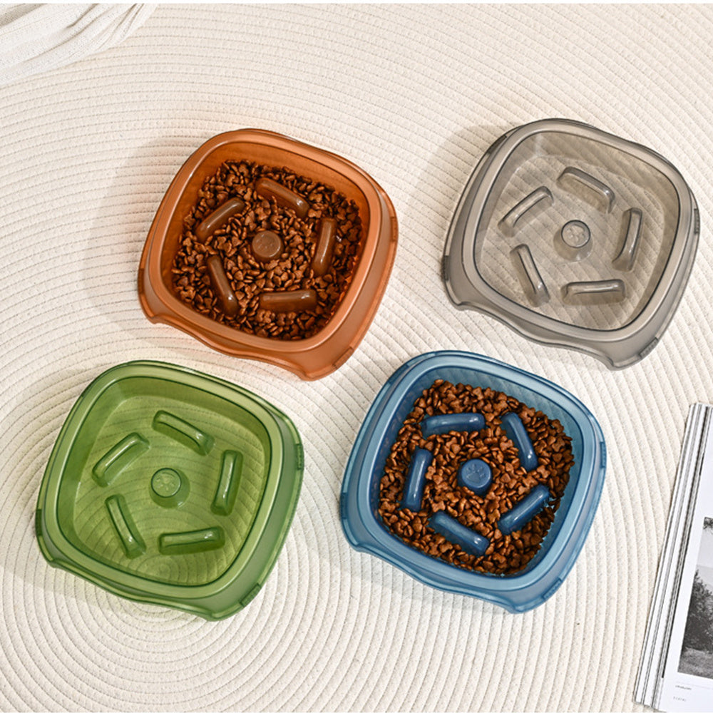 Slow Anti-Choking Pet Water And Food Bowl