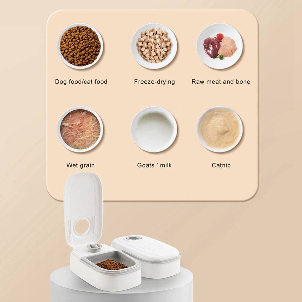 Automatic Smart Pet Feeder Timer Stainless Bowl