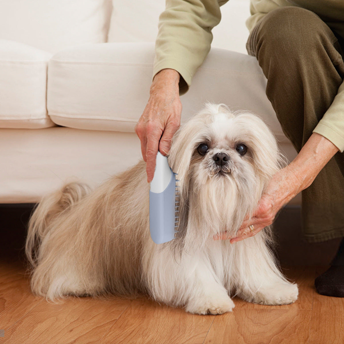 Silicone Pet Massage Grooming Brush Hair Removal Comb