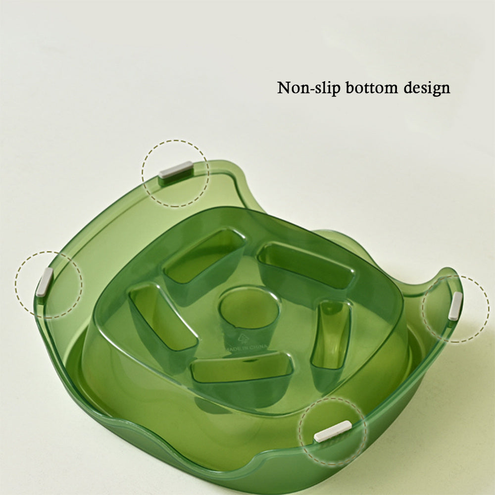 Slow Anti-Choking Pet Water And Food Bowl