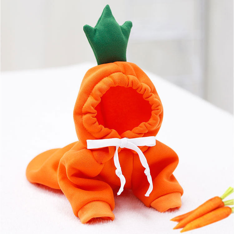 Hooded Apricot Elk Sweater for Pets
