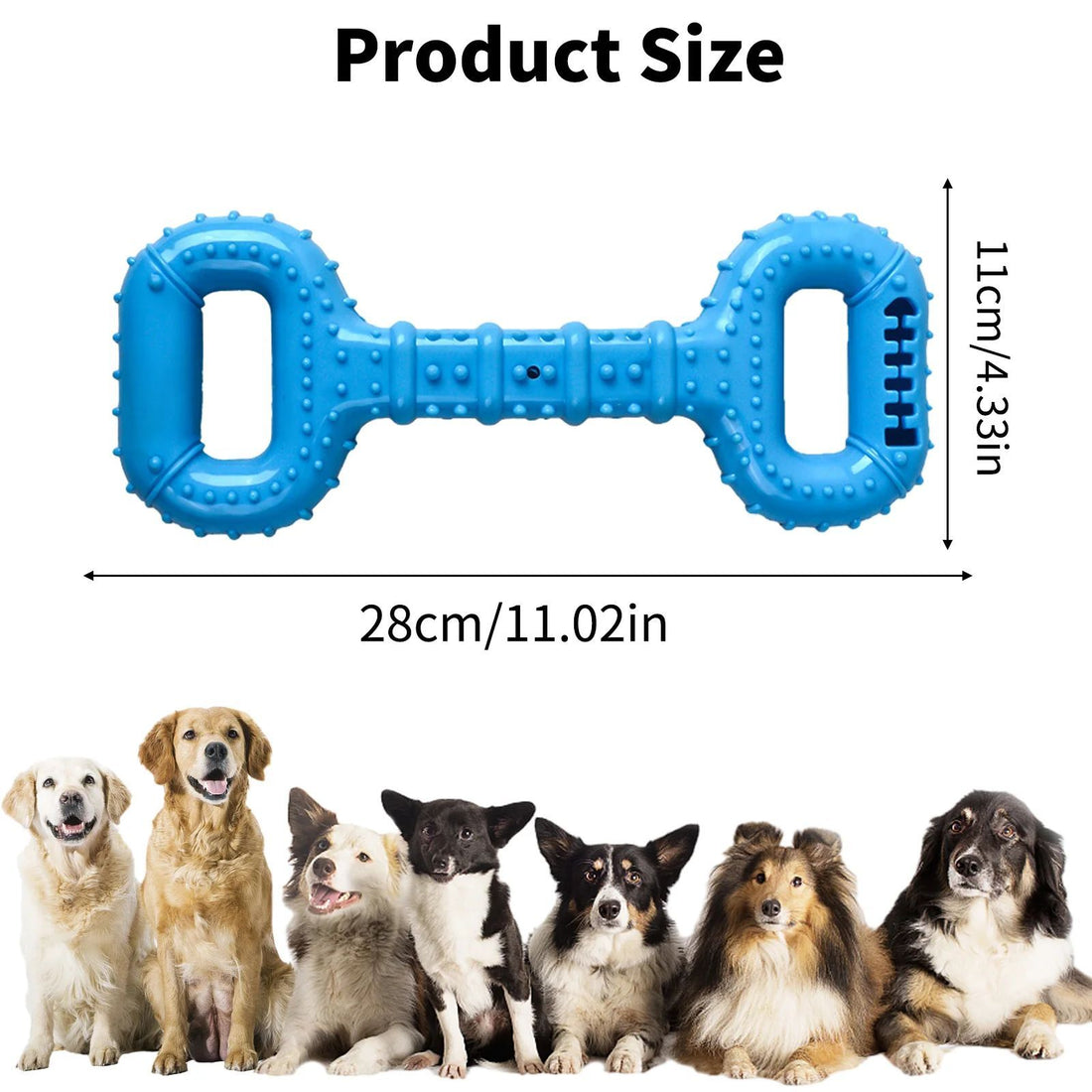 Durable Interactive Pet Chew Bone Long-Lasting Toy