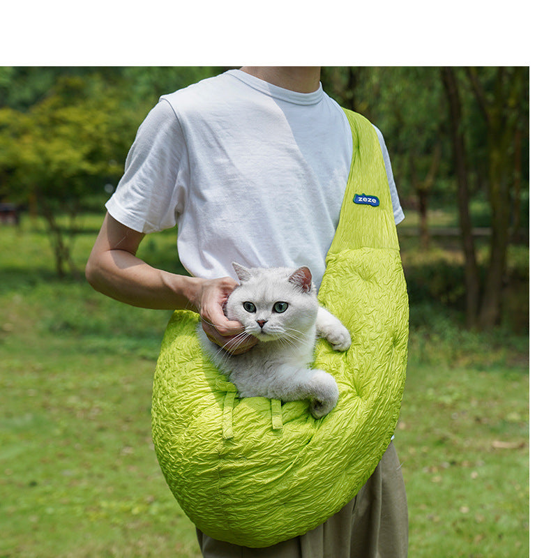 Portable Shoulder Carrier Bag Warm Diagonal Backpack for Pets