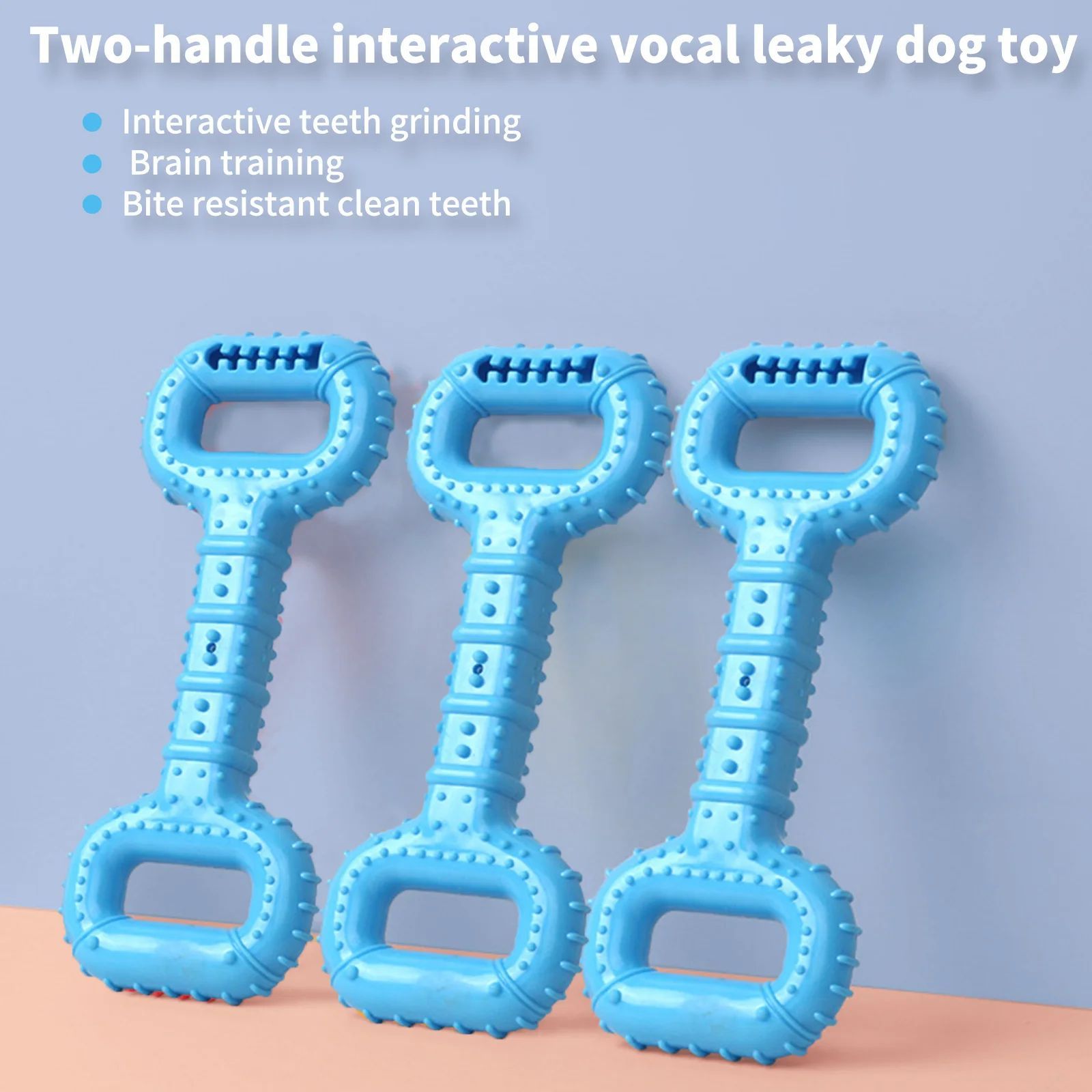 Durable Interactive Pet Chew Bone Long-Lasting Toy