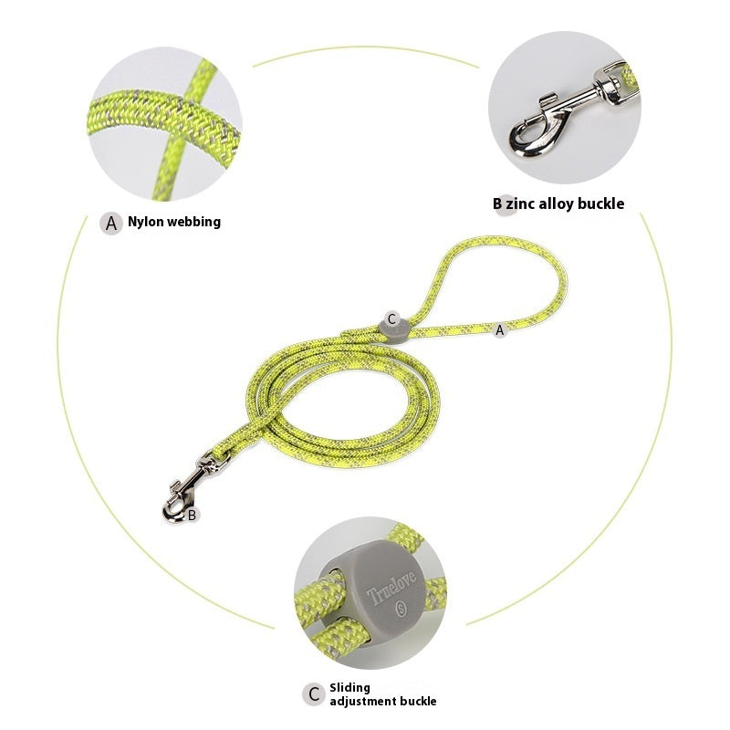 Adjustable Sliding Multi-Color Pet Leash