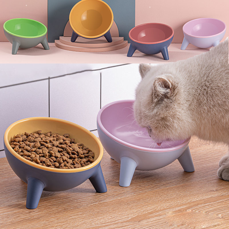 Elevated Pet Feeding Bowl Stand Nordic Design