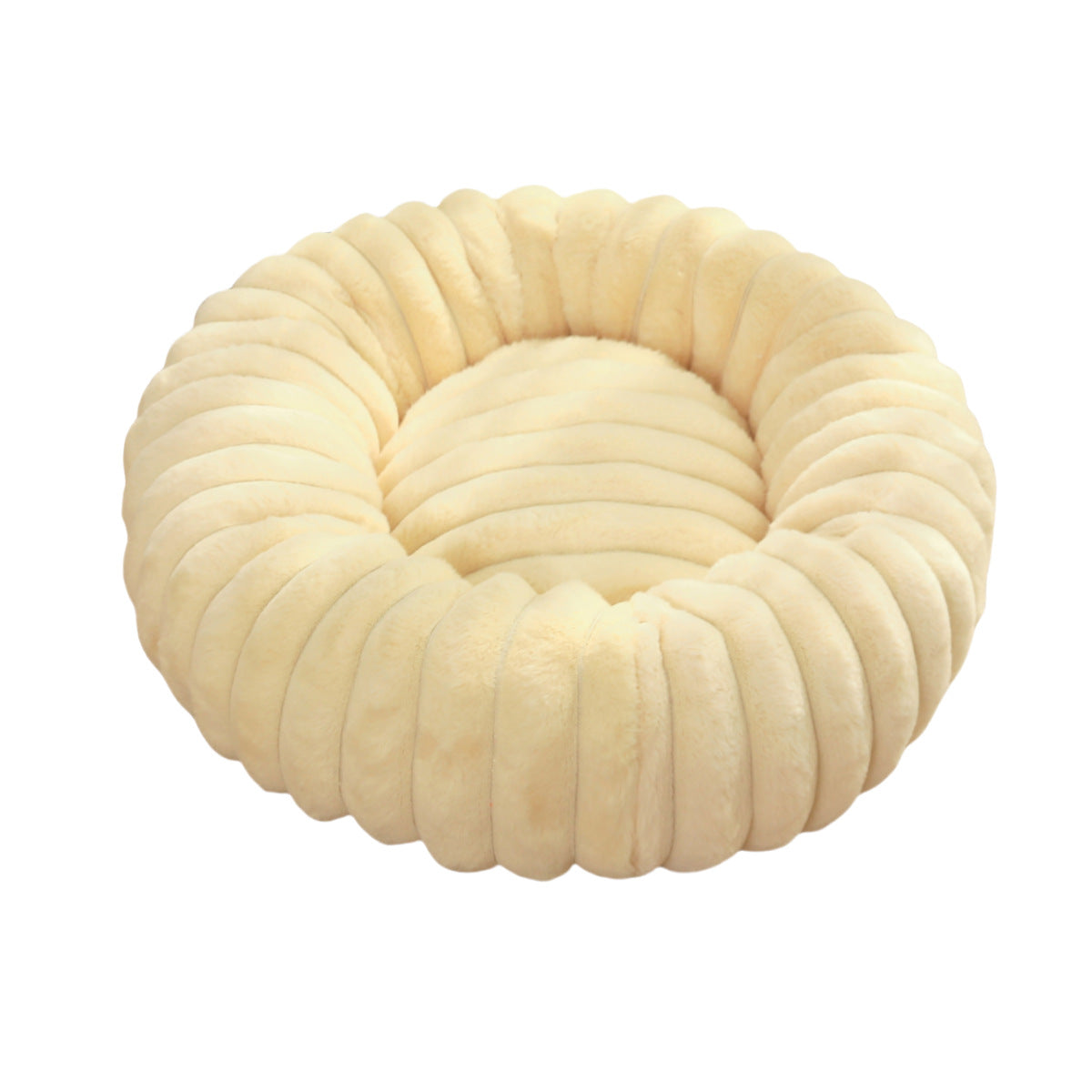 High-Weight Plush Pet Nest Round Warm Bed