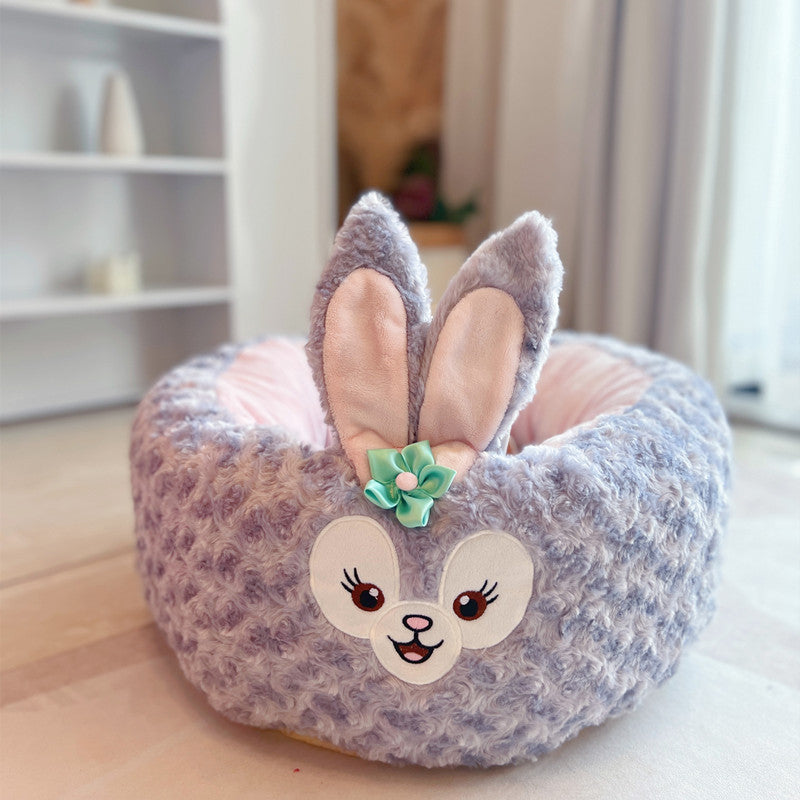 Cartoon Red Panda Plush Pet Nest Cushion