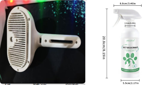 Self-Cleaning Pet Grooming Comb Hair Remover
