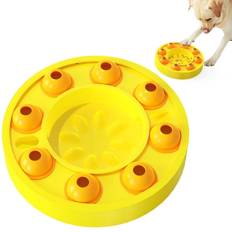 Pet Puzzle Toy Slow Feeder Treat Dispenser Interactive