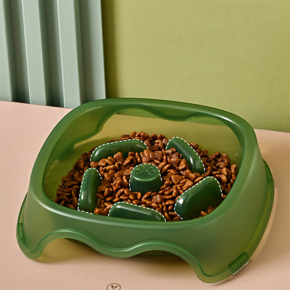 Slow Anti-Choking Pet Water And Food Bowl