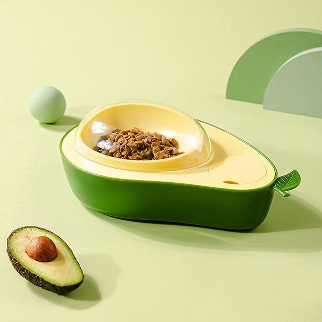 Automatic Avocado-Shaped Pet Water And Food Dispense