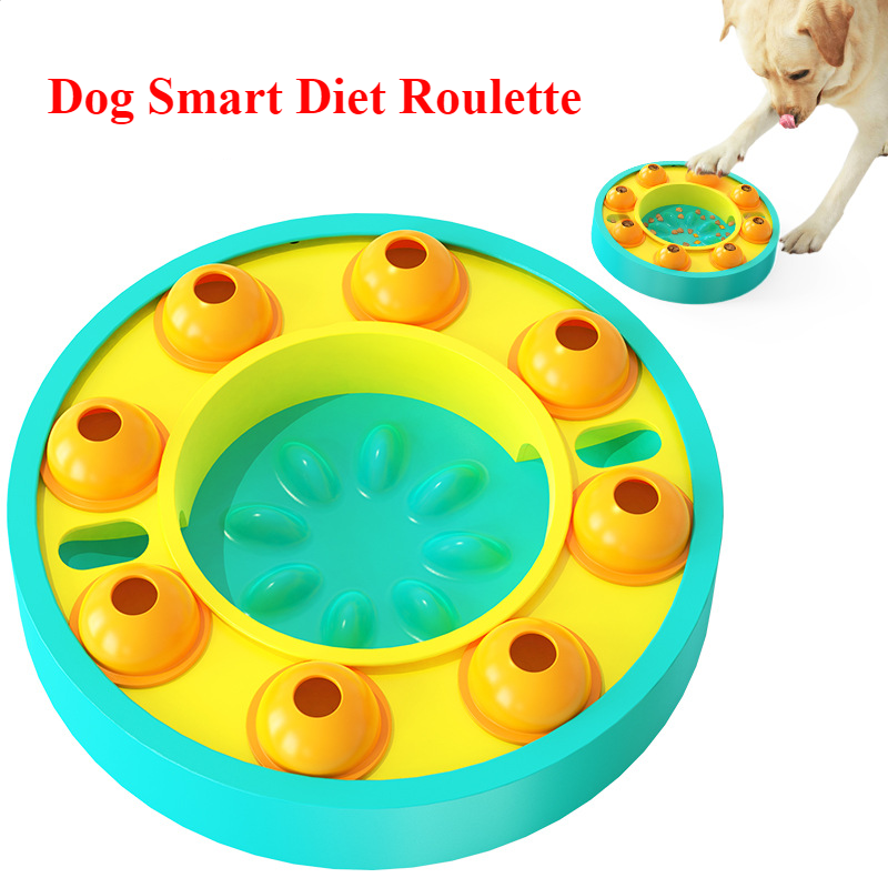 Pet Puzzle Toy Slow Feeder Treat Dispenser Interactive
