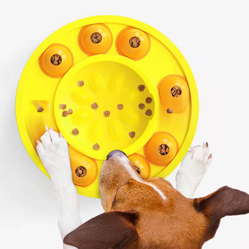 Pet Puzzle Toy Slow Feeder Treat Dispenser Interactive