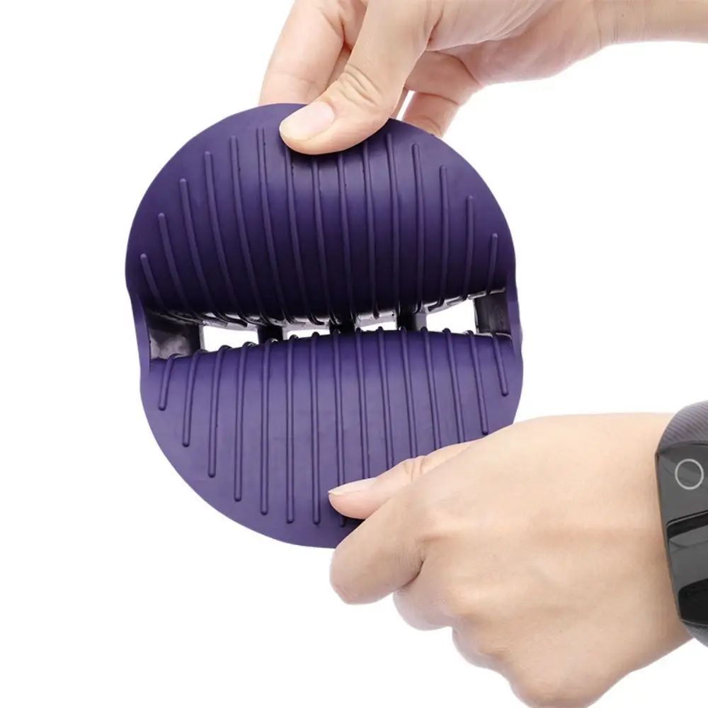 Dual-Sided Pet Shampoo Brush Soft Bristle Grooming Tool