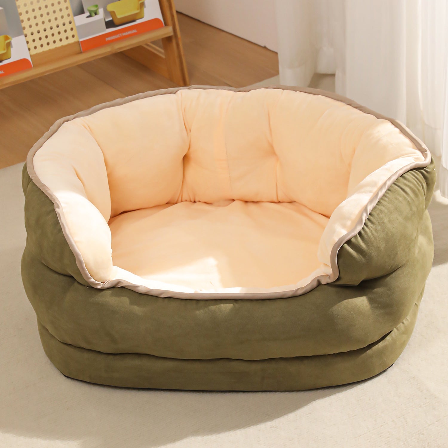 Thickened Washable Plush Pet Sofa Bed