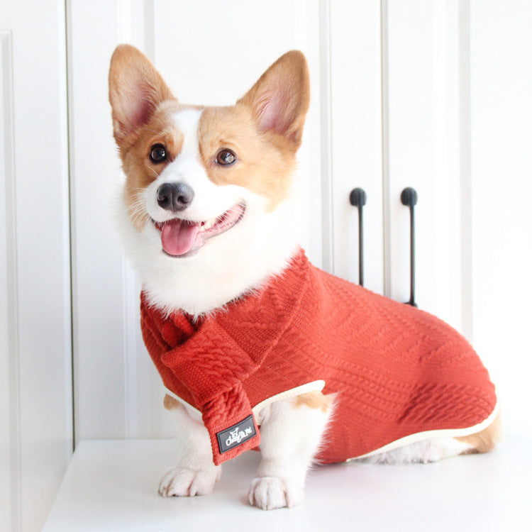 Vintage Twist Pet Sweater Knit Clothing
