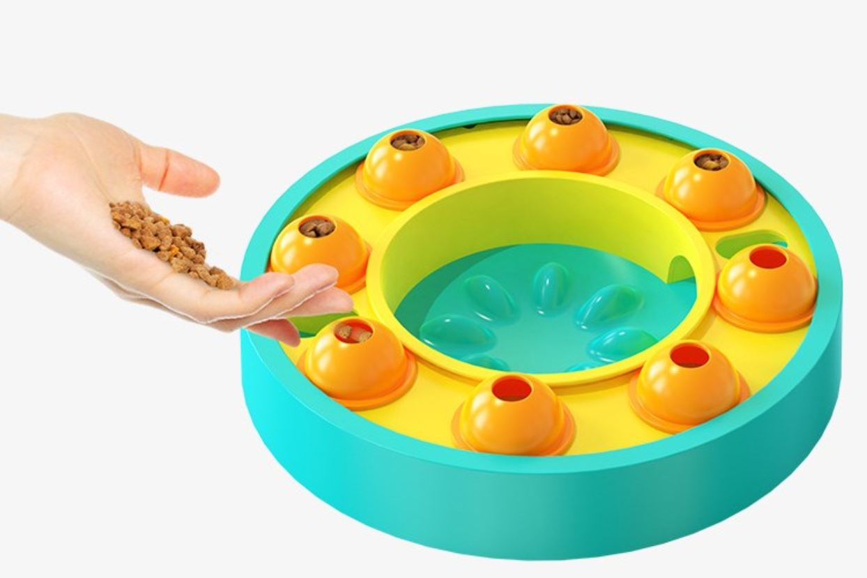 Pet Puzzle Toy Slow Feeder Treat Dispenser Interactive