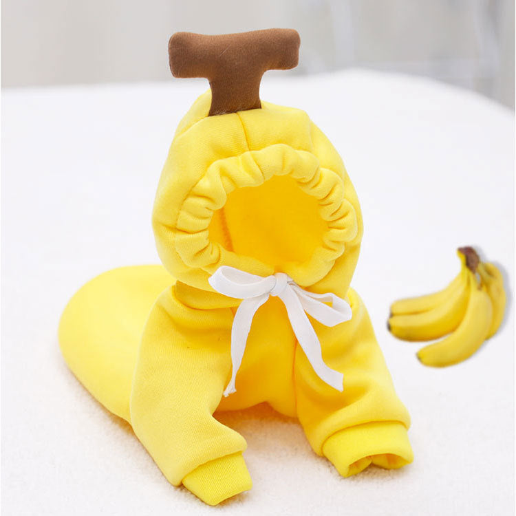 Hooded Apricot Elk Sweater for Pets