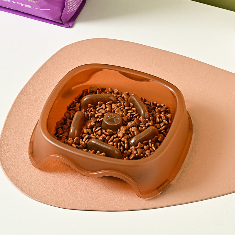 Slow Anti-Choking Pet Water And Food Bowl