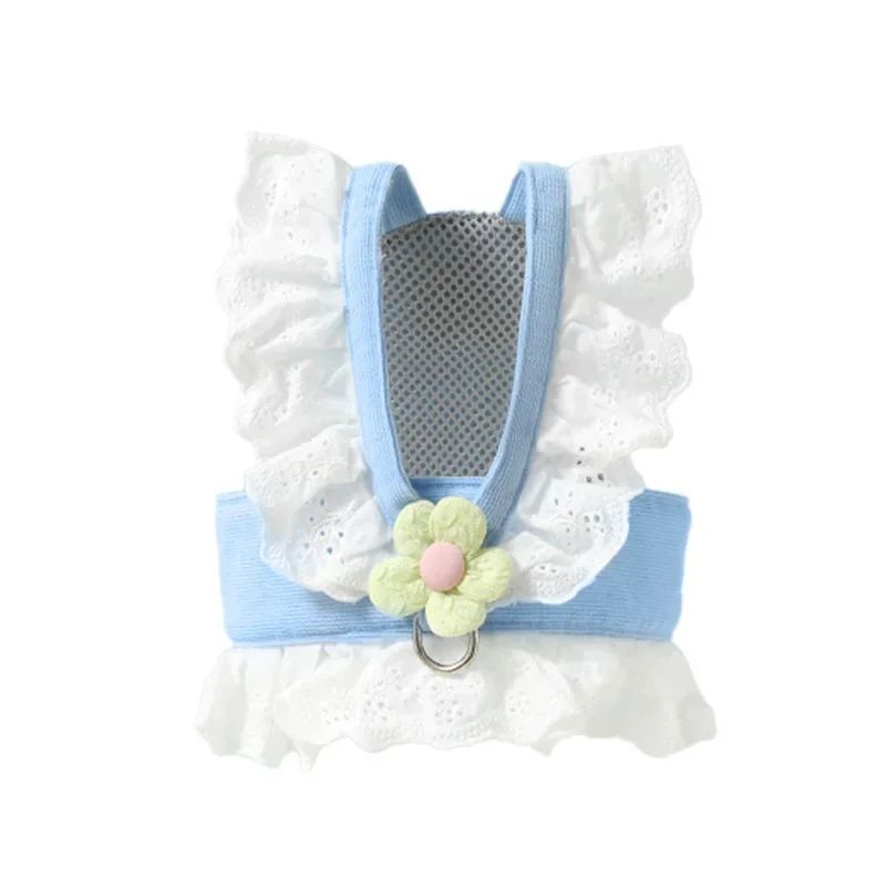 Summer Pet Safety Leash And Collar Harness