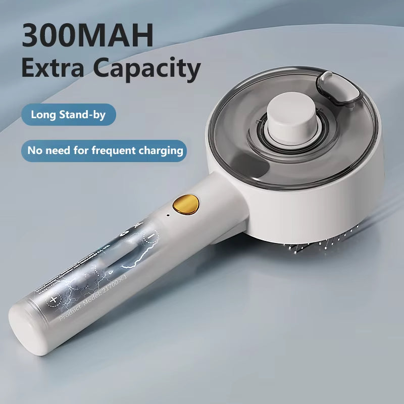 Electric Steam Pet Grooming Brush 3-in-1 Massage