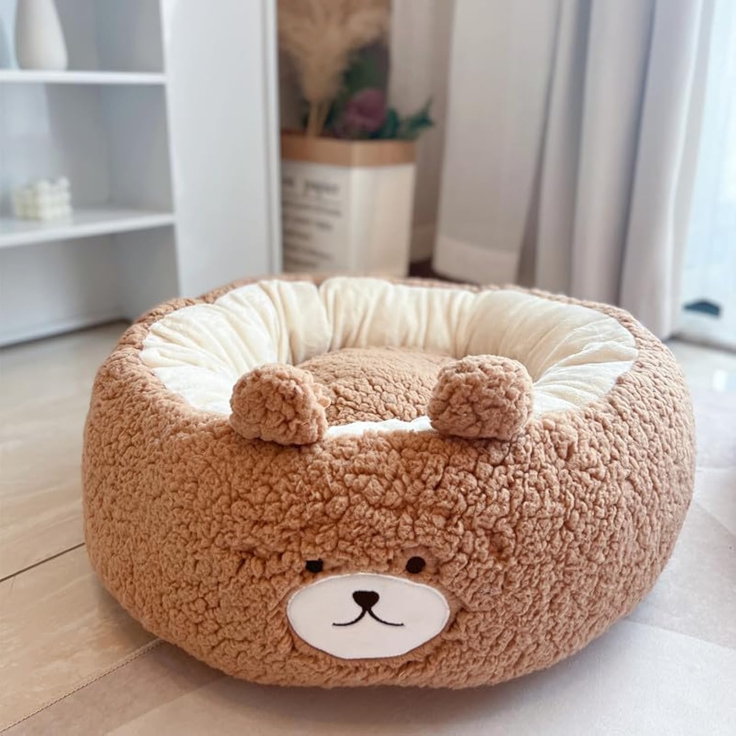 Cartoon Red Panda Plush Pet Nest Cushion