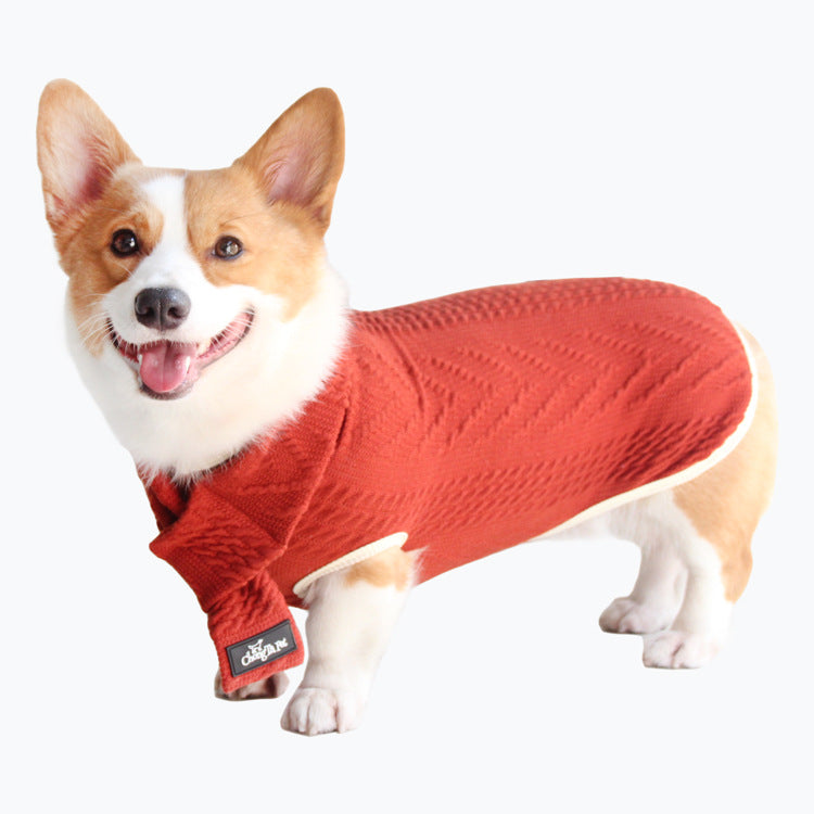 Vintage Twist Pet Sweater Knit Clothing