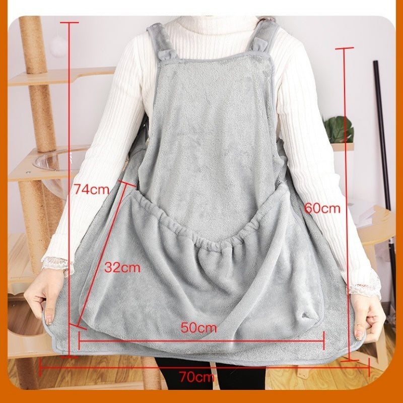Outdoor Travel Plush Chest Carrier Bag for Pets